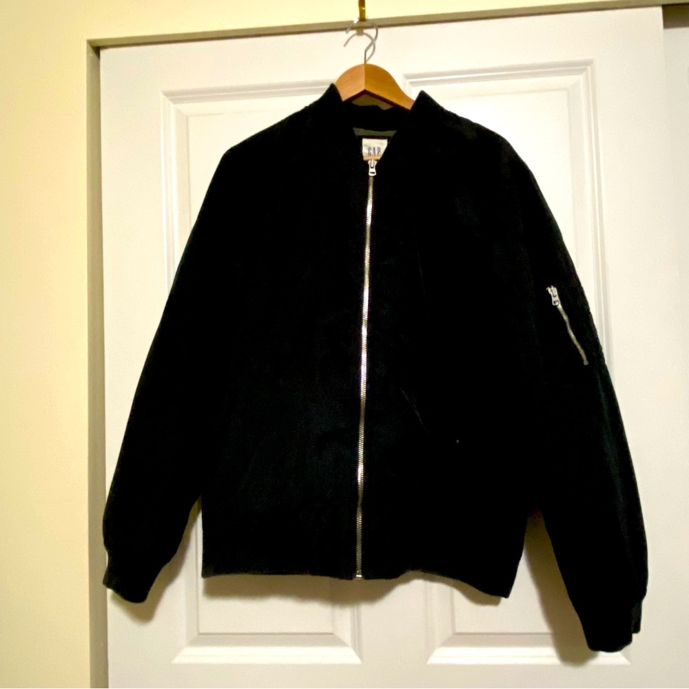 The GAP quilted inner lining bomber jacket Full Zip size Large